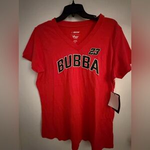 Nascar Women's Red Bubba Short Sleeve Tee